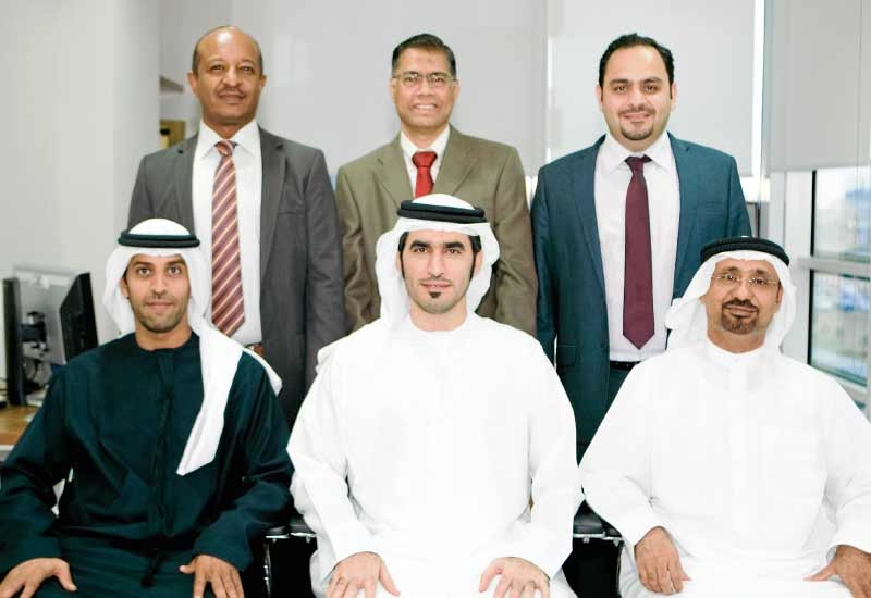 Team effort: (left to right) (in back) Hisham Ismail, Abdul Razzak Shaikh and Adel Imran Khan. (in front) Khaled Al Ahbabi, Khaled Al Ansari and Sult Team effort: (left to right) (in back) Hisham Ismail, Abdul Razzak Shaikh and Adel Imran Khan. (in front) Khaled Al Ahbabi, Khaled Al Ansari and Sult