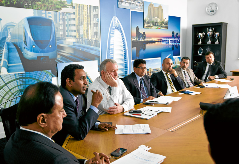 All the divisional heads gather in one room at Al Futtaim Engineering's HQ in Garhoud, Dubai All the divisional heads gather in one room at Al Futtaim Engineering's HQ in Garhoud, Dubai