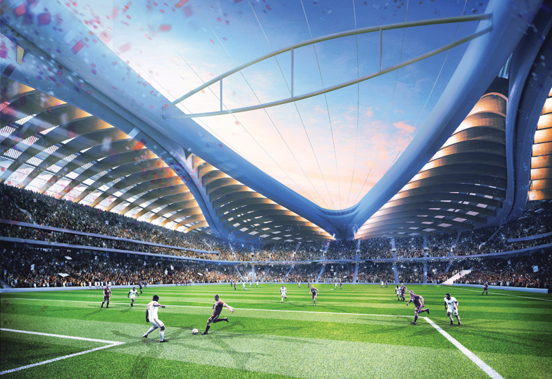 The weather station tower is expected to promote all-year football matches at Al Wakrah Stadium. The weather station tower is expected to promote all-year football matches at Al Wakrah Stadium.