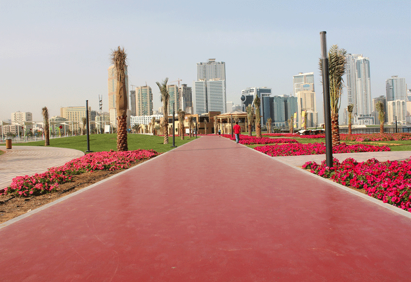 Earlier this year, the jogging track at Al Majaz Waterfront park was used as the venue for a 3km-long walk in aid of Earth Day. Earlier this year, the jogging track at Al Majaz Waterfront park was used as the venue for a 3km-long walk in aid of Earth Day.