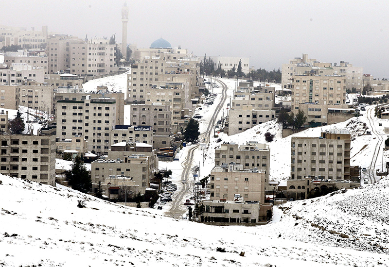 Amman, Jordan: currently plunged into the depths of winter, will get five major healthcare projects. Image: Getty. Amman, Jordan: currently plunged into the depths of winter, will get five major healthcare projects. Image: Getty.