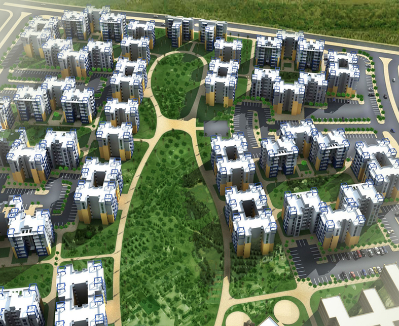 Model of one of the proposed cities being built by Arabtec in Egypt. Model of one of the proposed cities being built by Arabtec in Egypt.