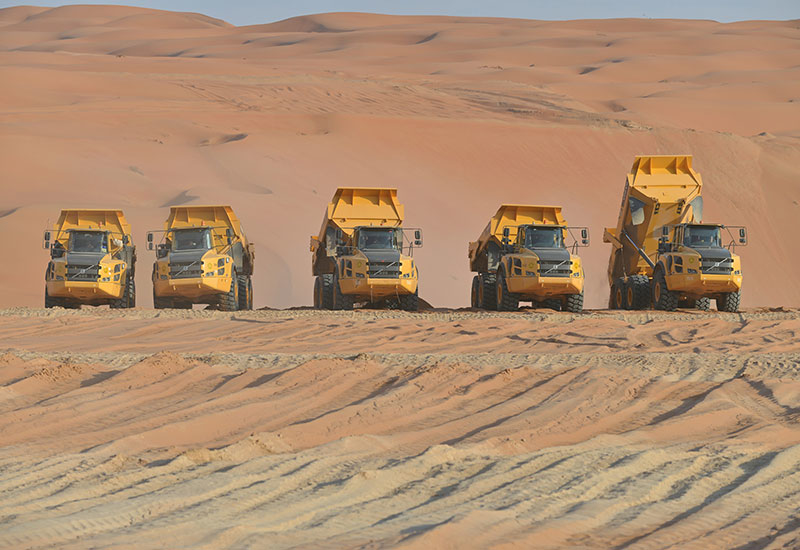 Al-Rosan started by trialling 15 Volvo machines. At the time of writing, the firm had purchased 95 Volvo units from FAMCO. Al-Rosan started by trialling 15 Volvo machines. At the time of writing, the firm had purchased 95 Volvo units from FAMCO.