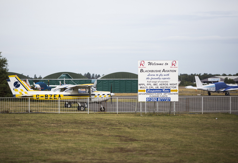 An aircraft carrying members of Saudi Arabia’s Bin Laden family came down near to Blackbushe Airport in southern England on Friday. An aircraft carrying members of Saudi Arabia’s Bin Laden family came down near to Blackbushe Airport in southern England on Friday.