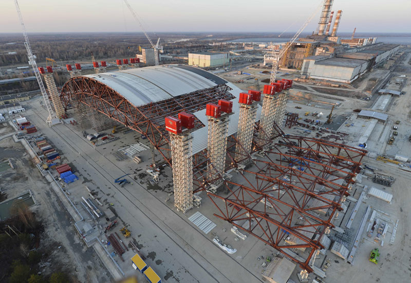 Contamination container at Chernobyl, Ukraine, by Bouygues Contamination container at Chernobyl, Ukraine, by Bouygues