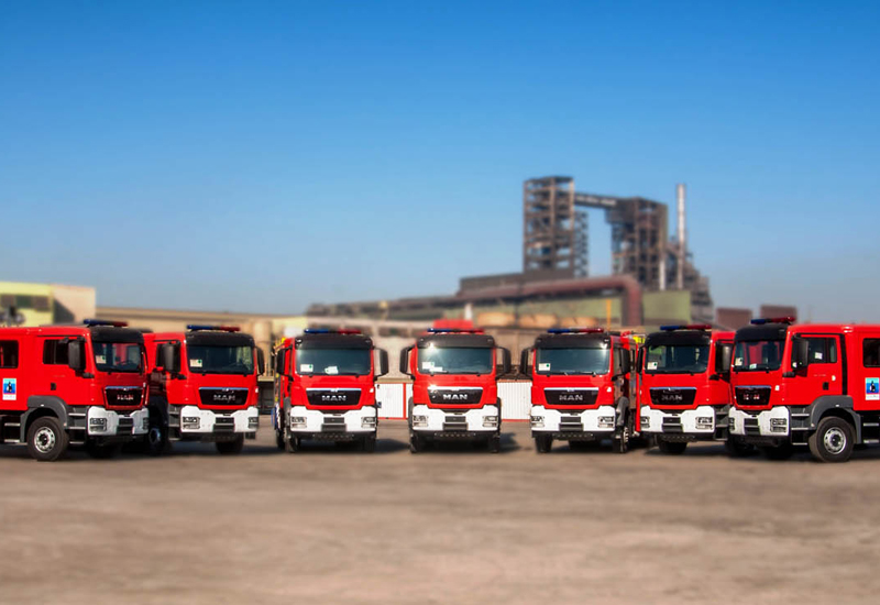 All seven fire-fighting and emergency response vehicles have been delivered to the Badra oilfield. All seven fire-fighting and emergency response vehicles have been delivered to the Badra oilfield.