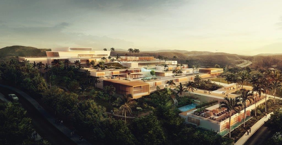 Proposed hotel at the Colinas De Catarina project. Proposed hotel at the Colinas De Catarina project.