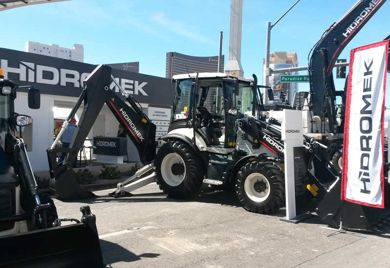 Hidromek's prime position and handpicked line-up turned heads in Las Vegas. Hidromek's prime position and handpicked line-up turned heads in Las Vegas.
