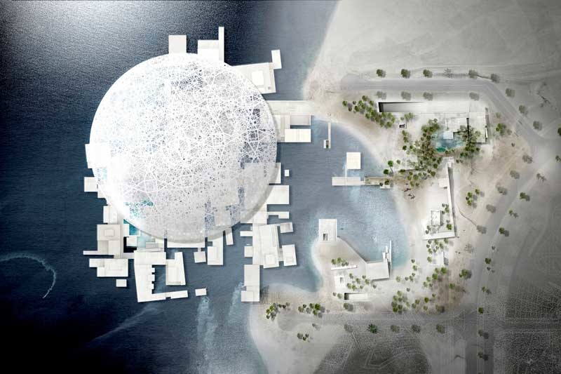 Render of the Louvre Abu Dhabi Render of the Louvre Abu Dhabi