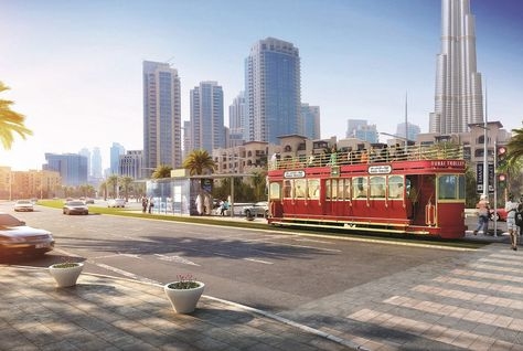 NEWS, Projects, Burj khalifa, Downtown Dubai, Dubai mall, Tram, Trolley tram NEWS, Projects, Burj khalifa, Downtown Dubai, Dubai mall, Tram, Trolley tram