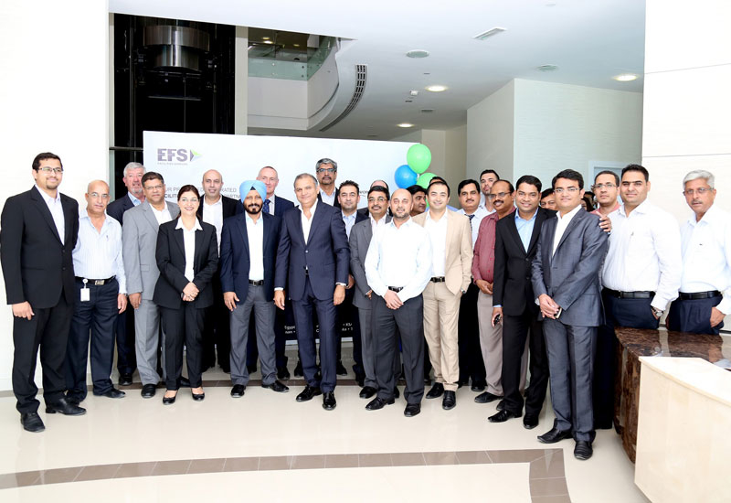 Tariq Chauhan, CEO of EFS Facilities Services Group and the rest of the management team. Tariq Chauhan, CEO of EFS Facilities Services Group and the rest of the management team.