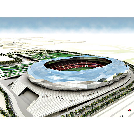 Education City stadium render. Education City stadium render.