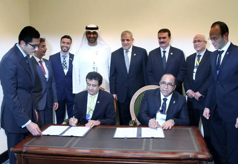 The finance minister signs a deal with DP World representatives for a new liquid bulk terminal The finance minister signs a deal with DP World representatives for a new liquid bulk terminal