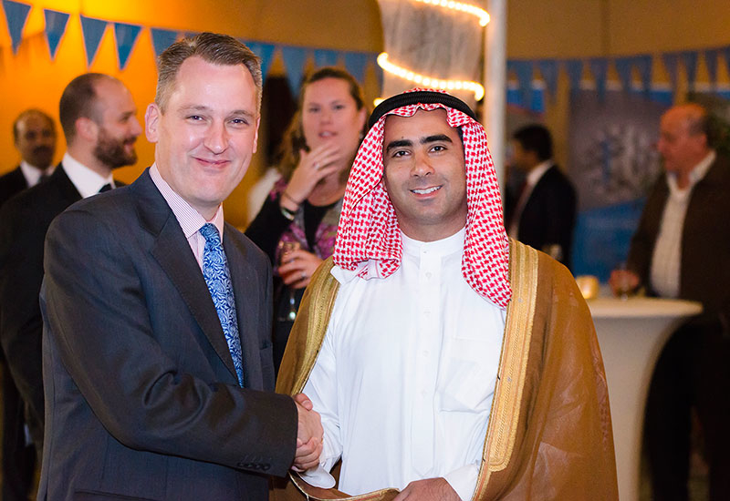 Interserve CEO Adrian Ringrose and Rezayat GM Shakeeb Alirewa Interserve CEO Adrian Ringrose and Rezayat GM Shakeeb Alirewa