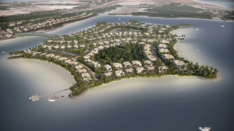 Falcon Island is located between Ras-Al-Khaimah city and Umm Al Quwain. Falcon Island is located between Ras-Al-Khaimah city and Umm Al Quwain.