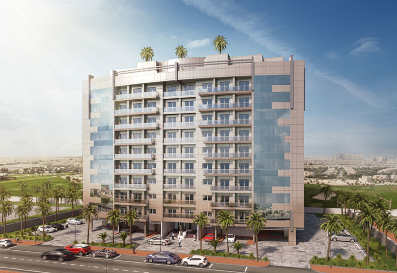 A render of the Grand Horizon Apartment project. A render of the Grand Horizon Apartment project.