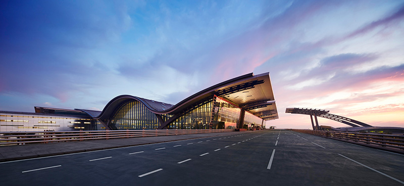 Hamad International Airport.