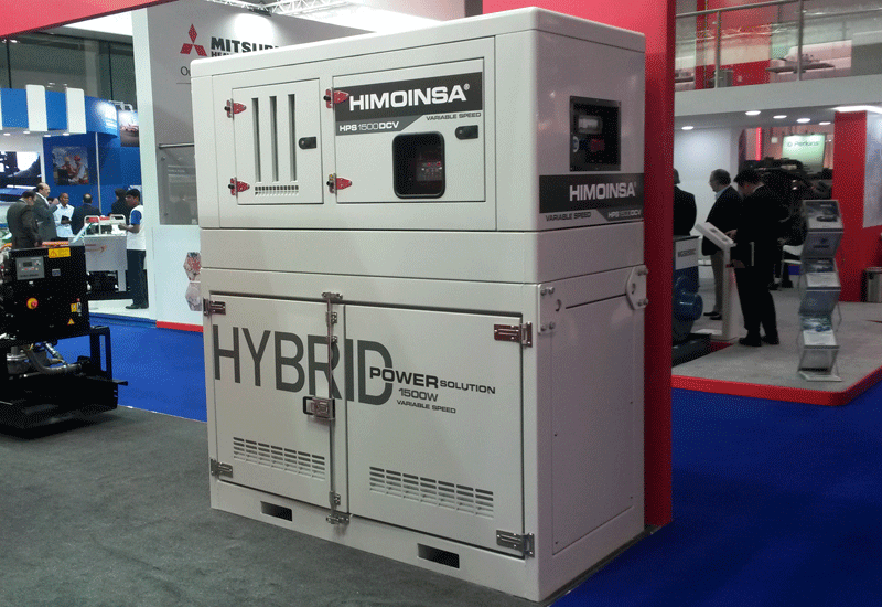 Himoinsa and FAMCO are currently showcasing the HPS 1500DCV hybrid generator at Middle East Electricity 2015 in Dubai, UAE. Himoinsa and FAMCO are currently showcasing the HPS 1500DCV hybrid generator at Middle East Electricity 2015 in Dubai, UAE.