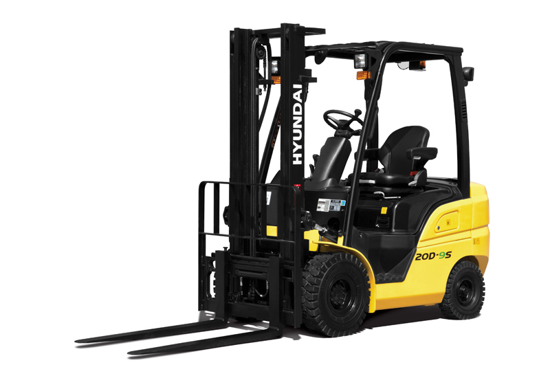 HHI has unveiled 12 forklifts from its 9-Series range. HHI has unveiled 12 forklifts from its 9-Series range.