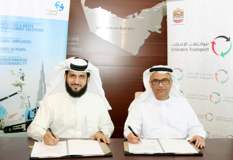 Jamal Abdullah Lootah, CEO of Imdaad (left), and Mohammed Abdullah Al Jarman, general manager of Emirates Transport (right). Jamal Abdullah Lootah, CEO of Imdaad (left), and Mohammed Abdullah Al Jarman, general manager of Emirates Transport (right).