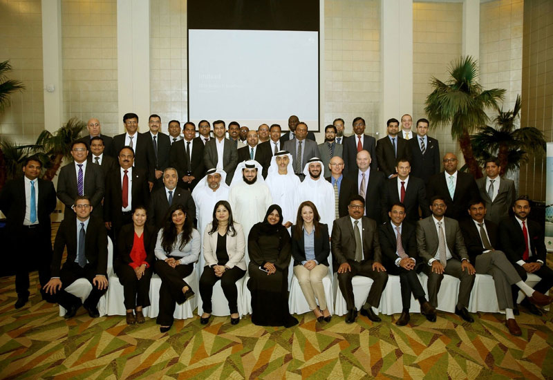 Jamal Lootah poses alongside Imdaad's business units. Jamal Lootah poses alongside Imdaad's business units.