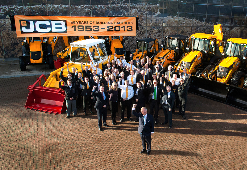 JCB chairman Lord Bamford leads the 60th anniversary celebrations JCB chairman Lord Bamford leads the 60th anniversary celebrations