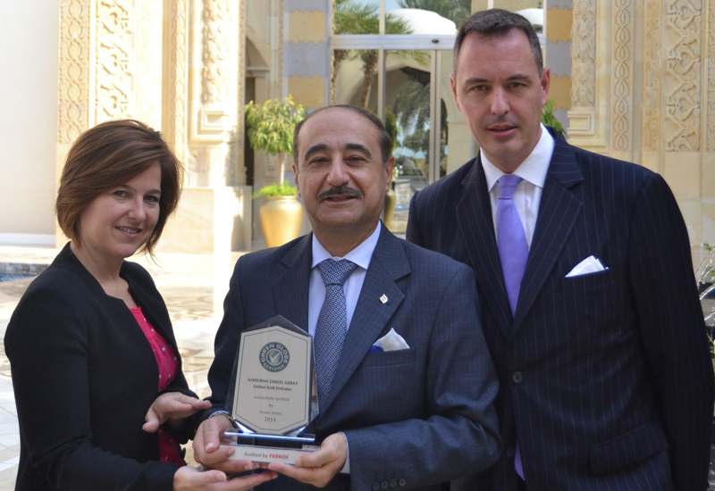 NEWS, SUSTAINABILITY, Facilities Management, Farnek, Green globe, Hotel, Jumeirah Zabeel Saray, Luxury hotels NEWS, SUSTAINABILITY, Facilities Management, Farnek, Green globe, Hotel, Jumeirah Zabeel Saray, Luxury hotels