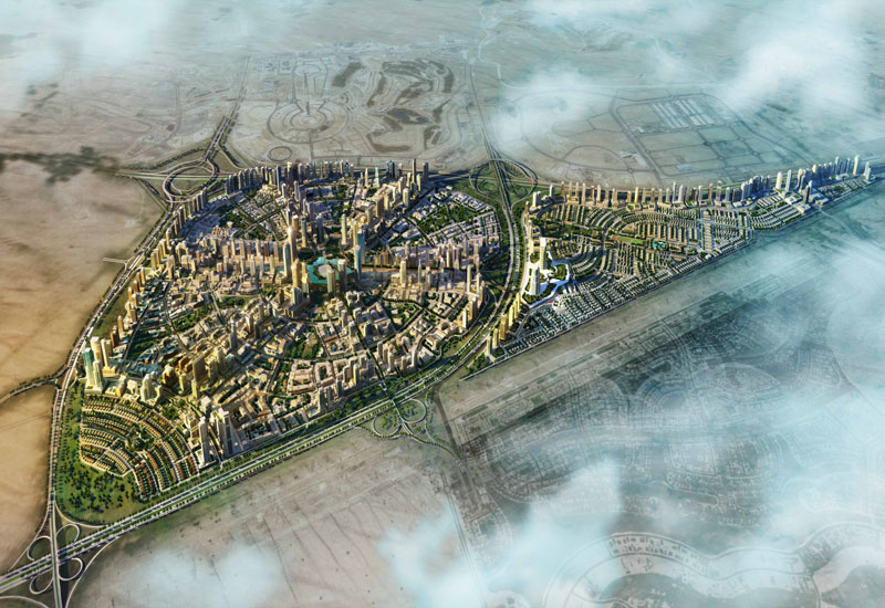 Aerial view of Jumeirah Village Aerial view of Jumeirah Village