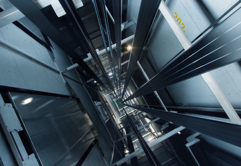 Kone's Ultrarope system, designed for high-rise buildings. Kone's Ultrarope system, designed for high-rise buildings.