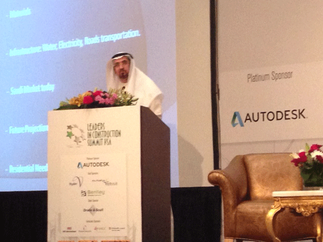 Sheijh Solaiman El Khereiji at the CW Leaders in Construction KSA conference. Sheijh Solaiman El Khereiji at the CW Leaders in Construction KSA conference.