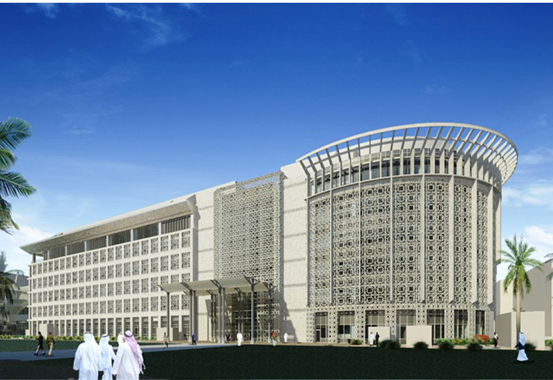The new college of social science being built at Kuwait University by Shapoorji Pallonji The new college of social science being built at Kuwait University by Shapoorji Pallonji