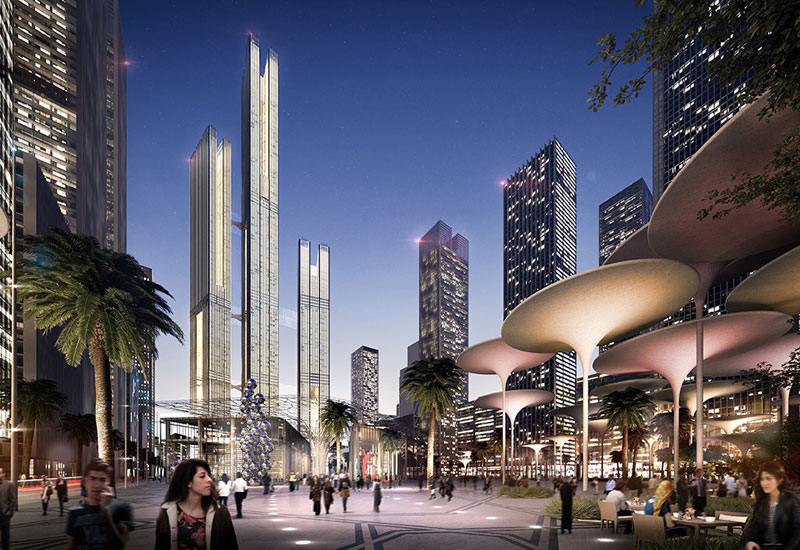 SOM envisages a sustainable Egyptian capital. SOM envisages a sustainable Egyptian capital.