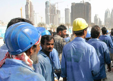 Abu Dhabi City Municipality's campaign will educate workers about the dangers of heat stress. Abu Dhabi City Municipality's campaign will educate workers about the dangers of heat stress.