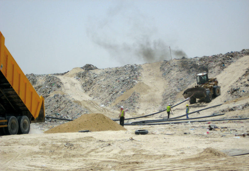 Dubai's Al Qusais landfill site is the first in the region to generate power from landfill gas. Dubai's Al Qusais landfill site is the first in the region to generate power from landfill gas.
