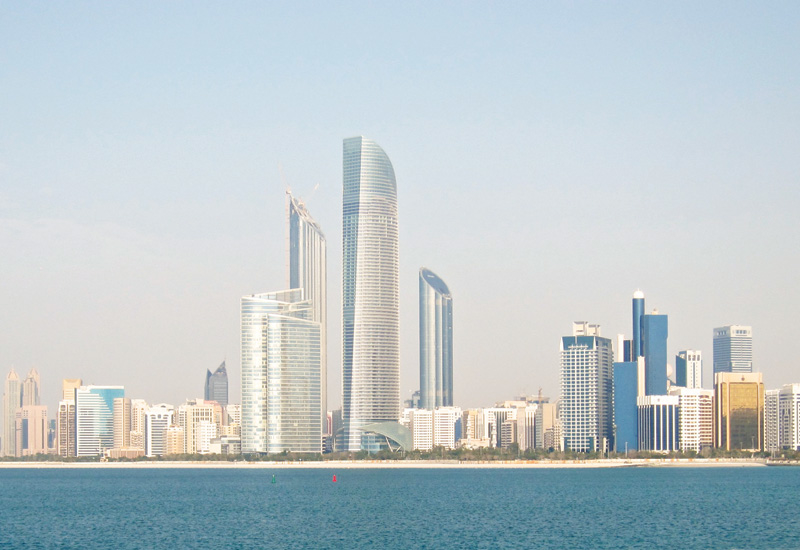 Making a mark: Landmark Tower (centre) is one of only a handful of recent completions in Downtown Abu Dhabi. Making a mark: Landmark Tower (centre) is one of only a handful of recent completions in Downtown Abu Dhabi.