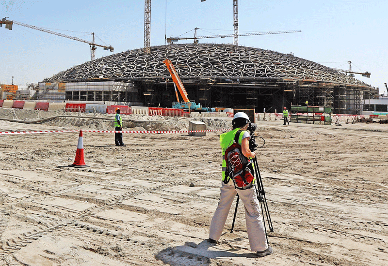 The Louvre museum project, Abu Dhabi. Image: Getty The Louvre museum project, Abu Dhabi. Image: Getty