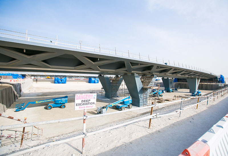 The five concrete bridges linking the Qetaifan islands at Lusail City in Qatar used one continuous post-tensioning method despite long spans. The five concrete bridges linking the Qetaifan islands at Lusail City in Qatar used one continuous post-tensioning method despite long spans.