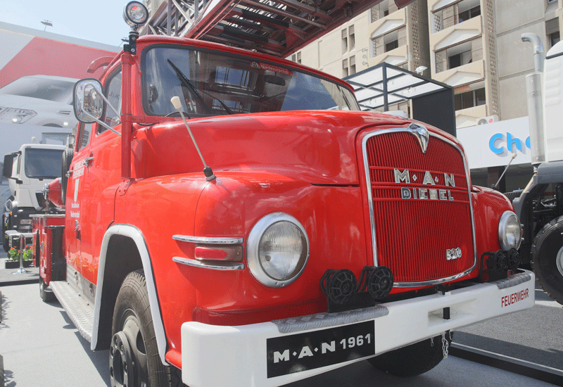 A MAN truck built in 1961. A MAN truck built in 1961.