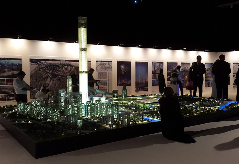 An impressive scale model of Dubai’s upcoming mega project was unveiled during the official launch of Meydan One. An impressive scale model of Dubai’s upcoming mega project was unveiled during the official launch of Meydan One.