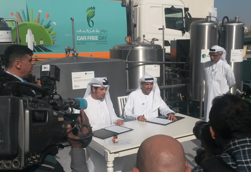 The agreement signed by Dubai Municipality and Neutral Fuels makes way for the provision of locally produced biodiesel for municipal vehicles. The agreement signed by Dubai Municipality and Neutral Fuels makes way for the provision of locally produced biodiesel for municipal vehicles.