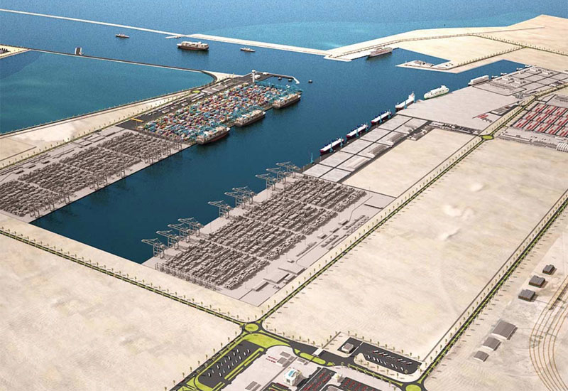 The first phase of the New Port project will allow it to handle up to two million containers. The first phase of the New Port project will allow it to handle up to two million containers.