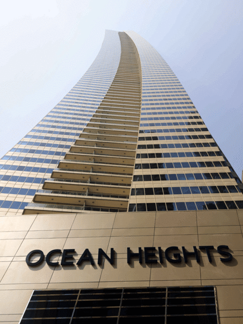 Ocean Heights is ninth at 310m and 83 floors. Ocean Heights is ninth at 310m and 83 floors.