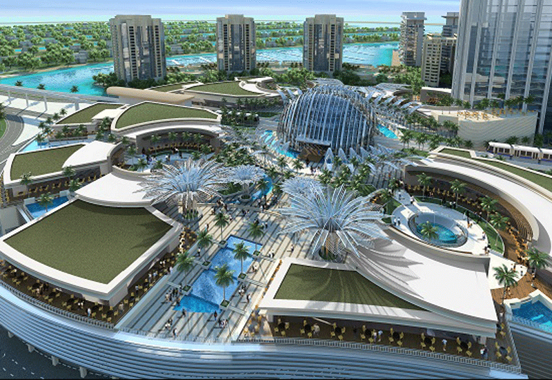 The design also calls for a massive glass enclave which the existing monorail will run through. The design also calls for a massive glass enclave which the existing monorail will run through.