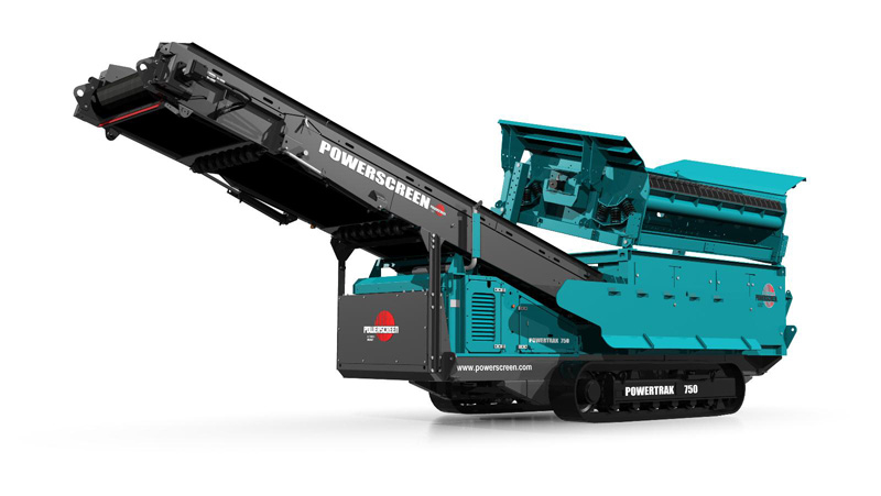 NEWS, PMV, Hillhead Exhibition, Powerscreen, Powertrak 750 NEWS, PMV, Hillhead Exhibition, Powerscreen, Powertrak 750