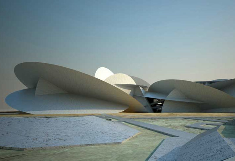 CGI of Qatar National Museum, which is being built by Hyundai E&C CGI of Qatar National Museum, which is being built by Hyundai E&C