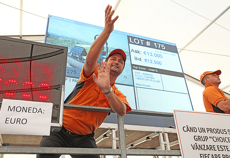 Ritchie Bros' one-off Romania auction attracted almost 500 bidders from more than 53 countries. Ritchie Bros' one-off Romania auction attracted almost 500 bidders from more than 53 countries.