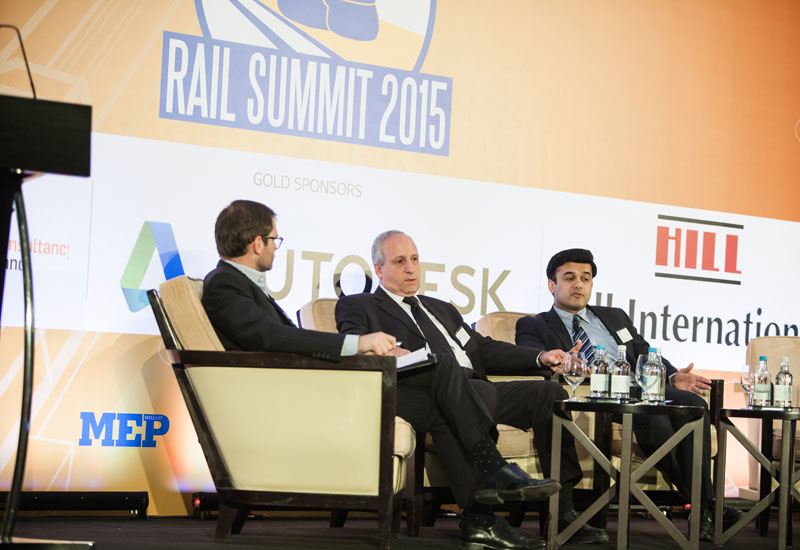 Samer Tamimi of Hill International (centre) with Asif Shafi of AECOM (right). Samer Tamimi of Hill International (centre) with Asif Shafi of AECOM (right).