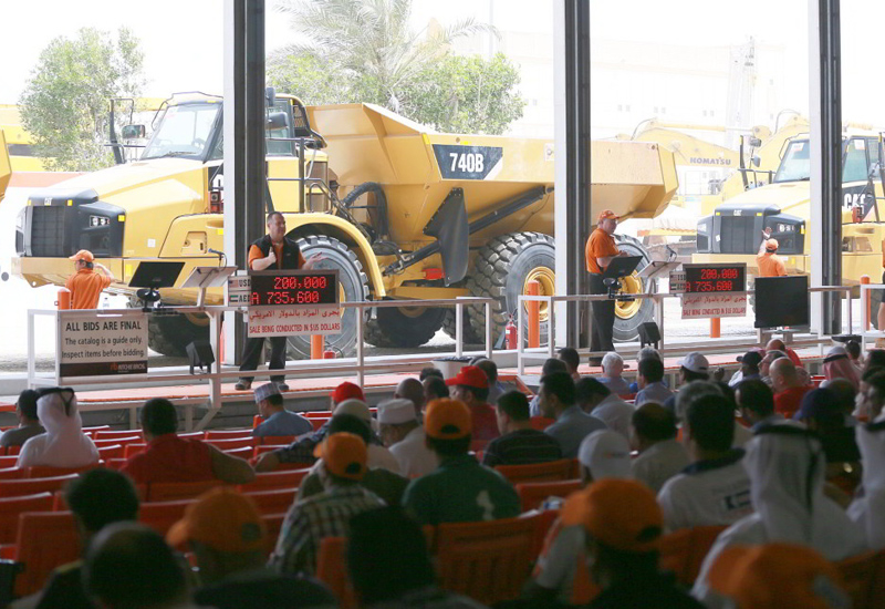 More than 1,900 items of heavy equipment and trucks will be sold during Ritchie Bros’ Dubai sale, which will take place today and tomorrow. More than 1,900 items of heavy equipment and trucks will be sold during Ritchie Bros’ Dubai sale, which will take place today and tomorrow.