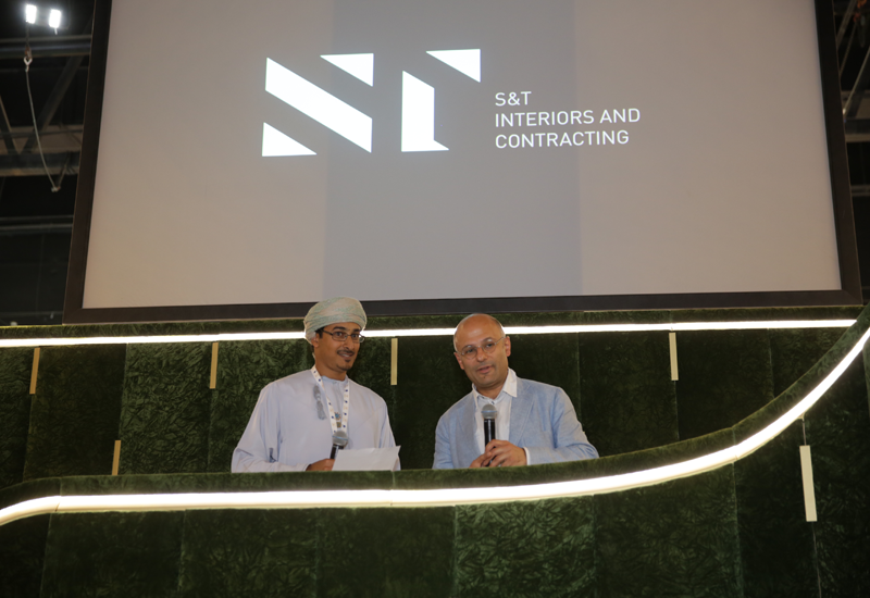 (L to R) - Waqas Al Adawi Vice Chairman ST and Mr Vagan Oganian Managing Director InteriorPlus announce JV partnership at Hotel Show Dubai 2015. (L to R) - Waqas Al Adawi Vice Chairman ST and Mr Vagan Oganian Managing Director InteriorPlus announce JV partnership at Hotel Show Dubai 2015.