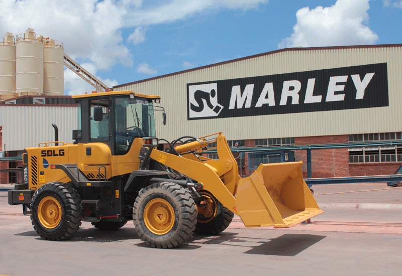 Marley Roofing's SDLG LG938L wheel loader has experienced no downtime issues since its arrival earlier this year. Marley Roofing's SDLG LG938L wheel loader has experienced no downtime issues since its arrival earlier this year.
